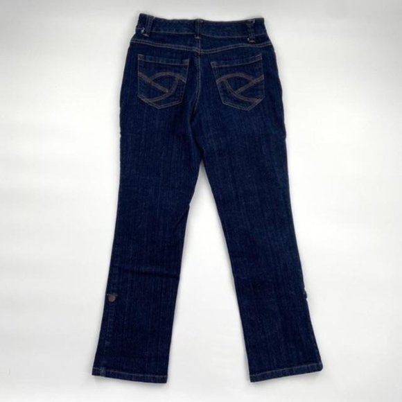 Nine West East End Capri Jeans Midrise Roll Tab 2 - Picture 6 of 11